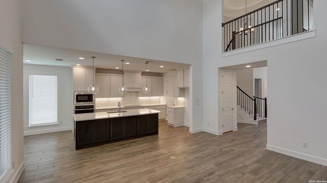 Furnished interior view inside a new home in Alsatian Oaks, Castroville (Image 10).