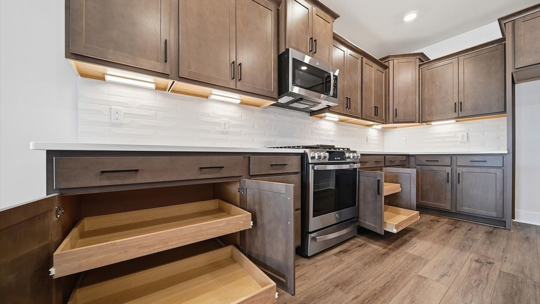 Stylish and efficient kitchen with abundant storage and sleek, current design located in Moore, SC