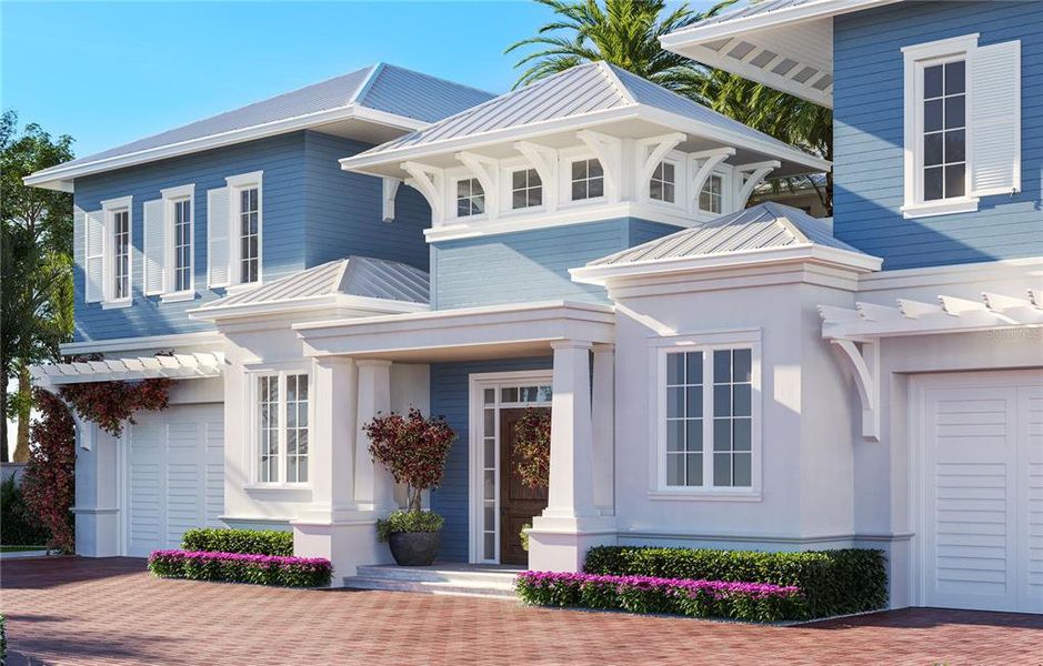 Any visitor will be impressed when they pull up to this custom home.