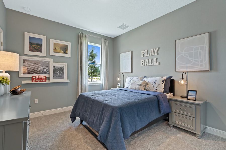 Representative furnished interior of a home built from the Sanibel by Holiday Builders in Port St Lucie, Port St. Lucie (Image 5).