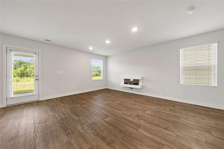 Spacious, unfurnished interior of a new home in Crossvine Village, LaGrange (Image 22). Spacious, unfurnished interior of a new home in Crossvine Village, LaGrange (Image 22).