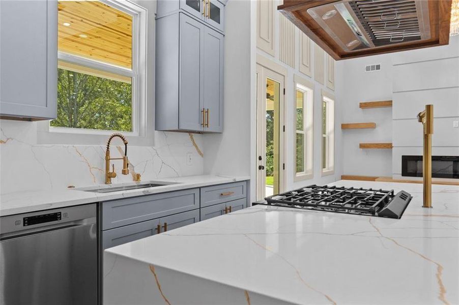 Furnished interior view inside a new home in , Powder Springs (Image 19).