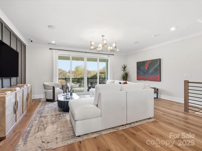 Sliding Glass Doors Invite You to Outdoor Living. *Model Photos | Actual Finishes, Structural Selections, and Orientation May Vary.