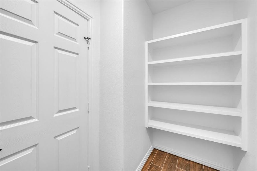 View of spacious closet