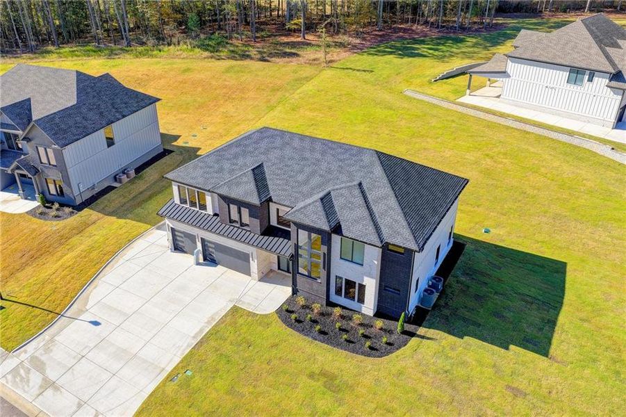 Front exterior of a new home in , Auburn, GA, highlighting curb appeal (Image 30). Front exterior of a new home in , Auburn, GA, highlighting curb appeal (Image 30).