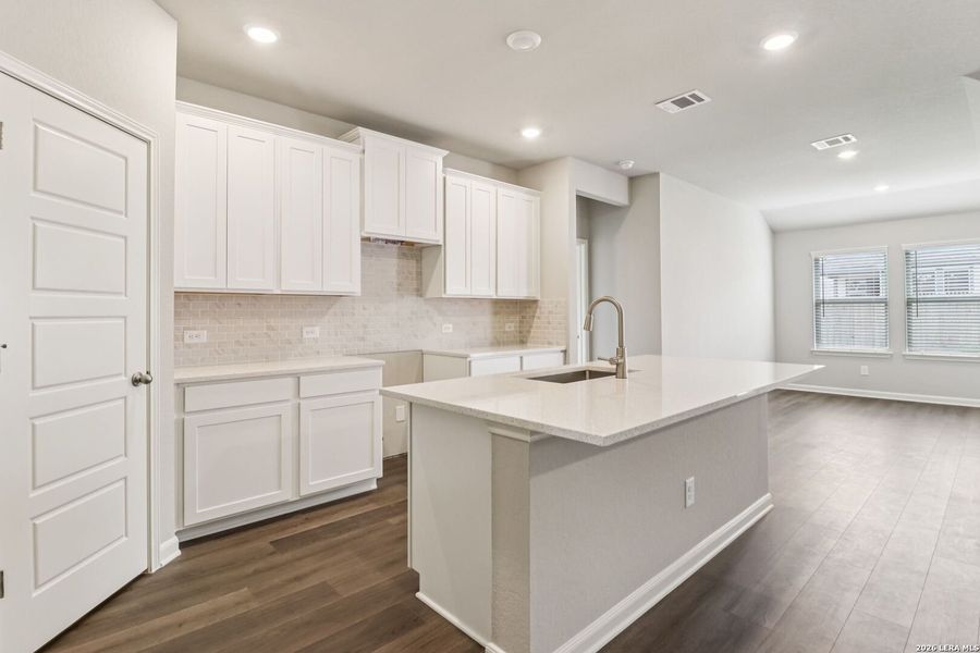 Furnished interior view inside a new home in Kallison Ranch, San Antonio (Image 11).