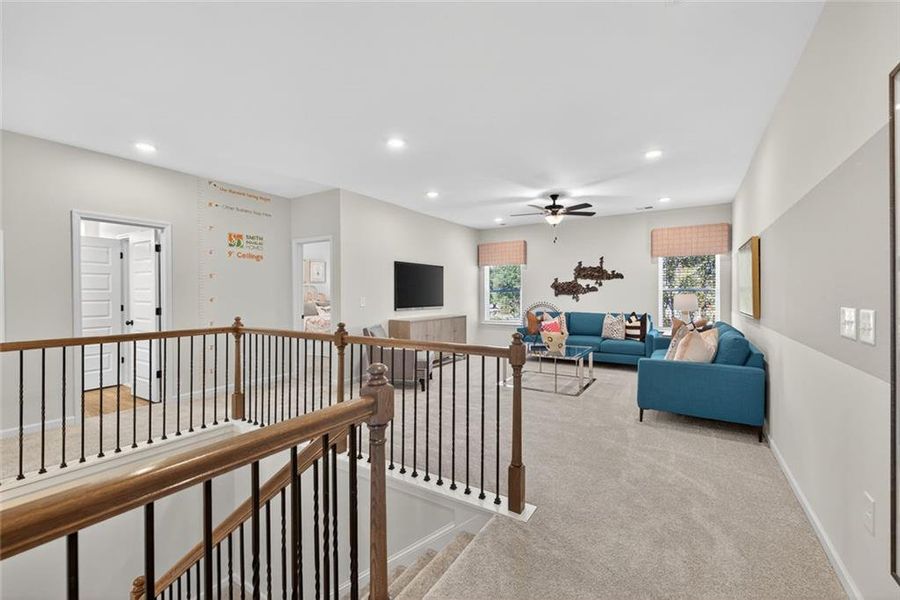 Furnished interior view inside a new home in Allen Manor, Hoschton (Image 40).