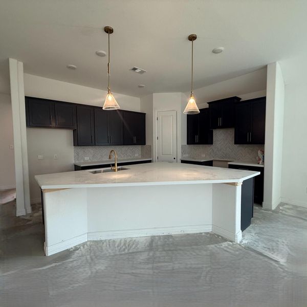 Construction progress - kitchen