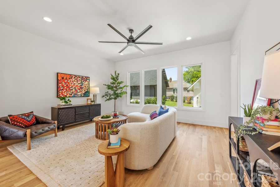 Furnished interior view inside a new home in , Charlotte (Image 10).