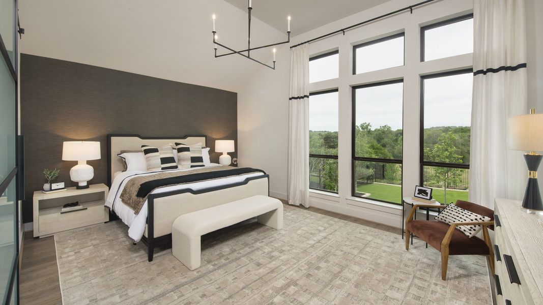 Representative furnished interior of a home built from the 3568W by Perry Homes in Alsatian Oaks, Castroville (Image 10).