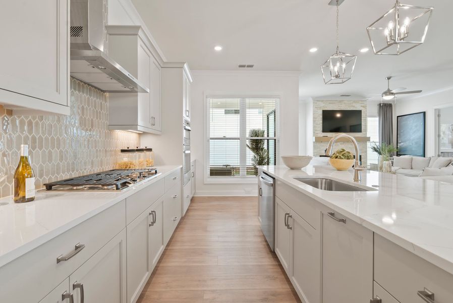Representative furnished interior of a home built from the The Hickory by The Providence Group in Promenade at Sawnee Village, Cumming (Image 16).