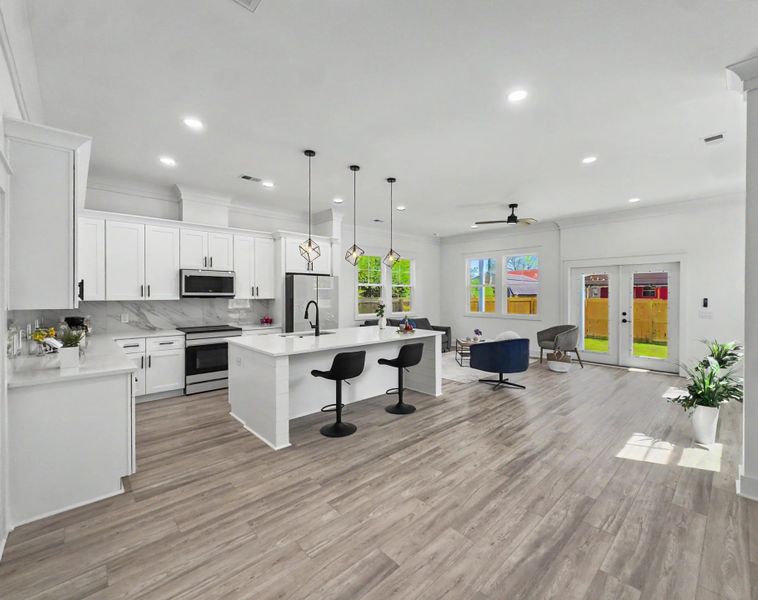 Furnished interior view inside a new home in , North Charleston (Image 15).