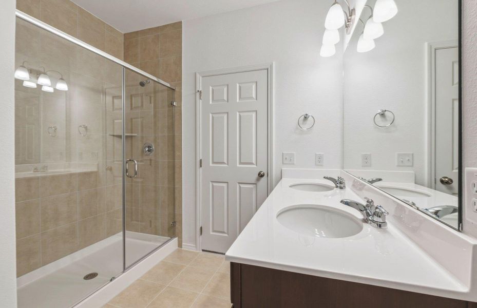 Furnished interior view inside a new home in Patterson Ranch, Georgetown (Image 5).