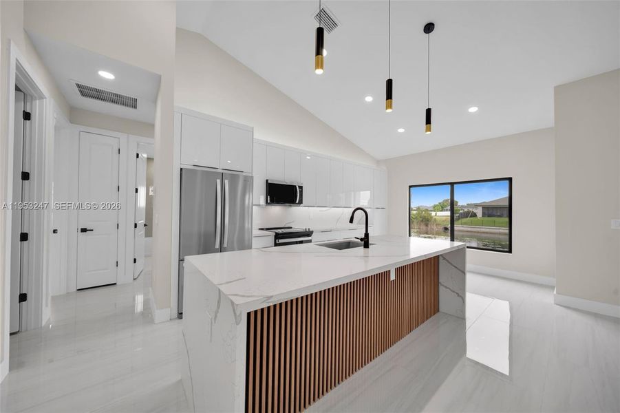 Furnished interior view inside a new home in , Cape Coral (Image 5).