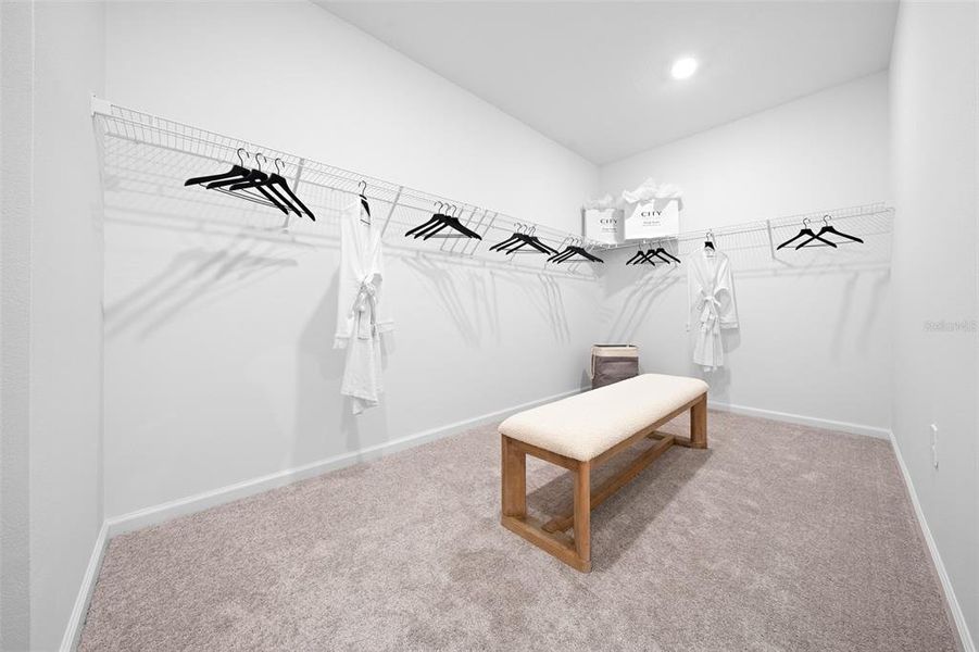 Furnished interior view inside a new home in Pioneer Ranch: Pioneer Ranch 60's, Ocala (Image 32).