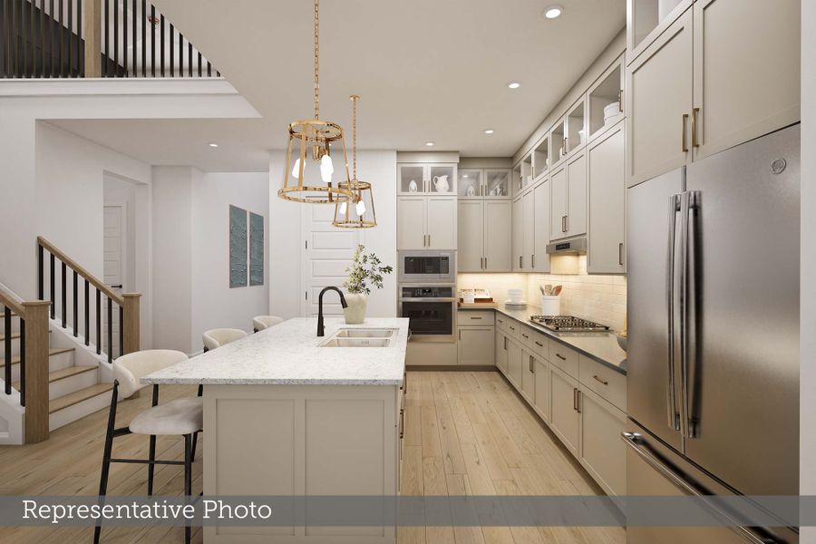 Furnished interior view inside a new home in Two Step Farm - Enclave Collection, Montgomery (Image 5).