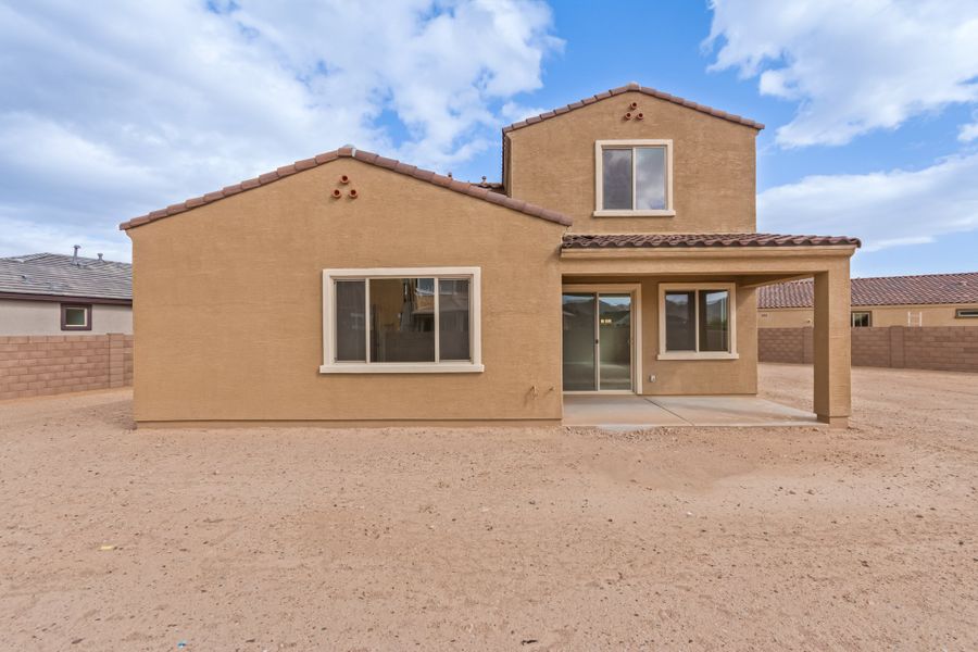 Representative exterior photo of a completed home built from the Turquoise by Taylor Morrison in Tierra Montana Encore Collection, Laveen, AZ (Image 78).