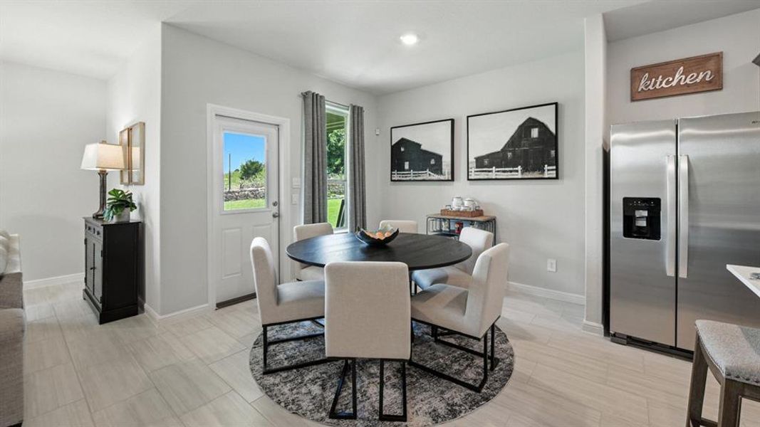 Furnished interior view inside a new home in Monarch at the Meadows, Ponder (Image 29).
