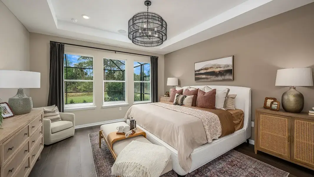 Furnished interior view inside a new home in Ardisia Park, New Smyrna Beach (Image 8).