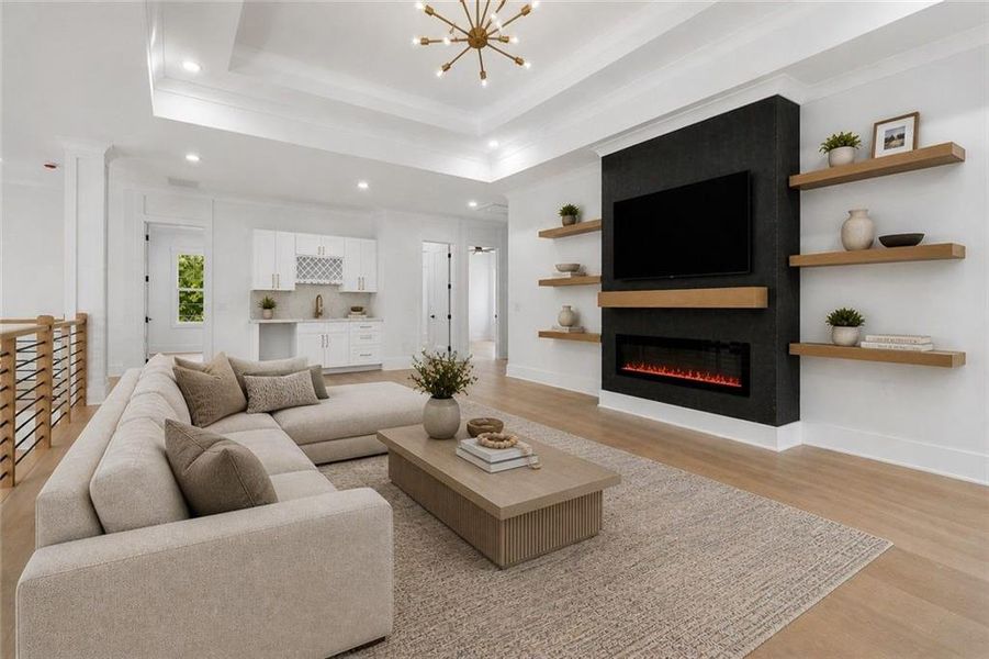 Furnished interior view inside a new home in , Grayson (Image 21).