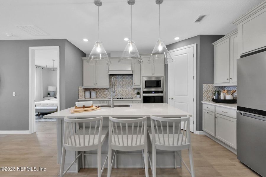 Furnished interior view inside a new home in Double Branch, Middleburg (Image 9). Furnished interior view inside a new home in Double Branch, Middleburg (Image 9).