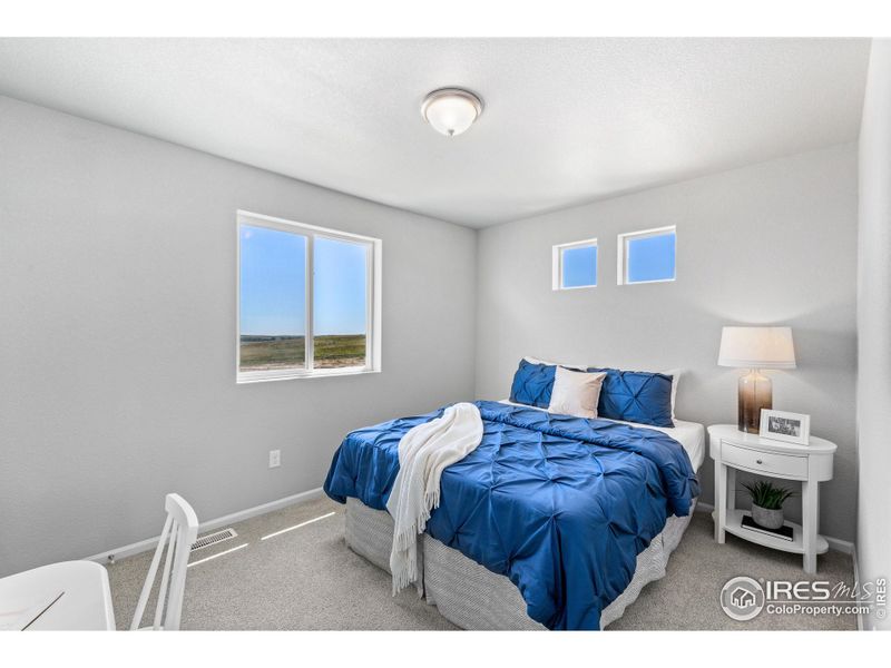 Furnished interior view inside a new home in Thompson River Ranch, Johnstown (Image 11). Furnished interior view inside a new home in Thompson River Ranch, Johnstown (Image 11).
