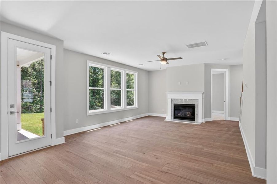 Spacious, unfurnished interior of a new home in The Manor at Gainesville Township, Gainesville (Image 15). Spacious, unfurnished interior of a new home in The Manor at Gainesville Township, Gainesville (Image 15).
