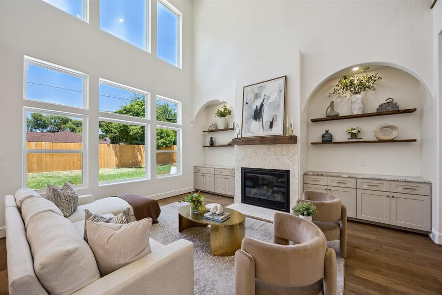 Furnished interior view inside a new home in , Houston (Image 13).