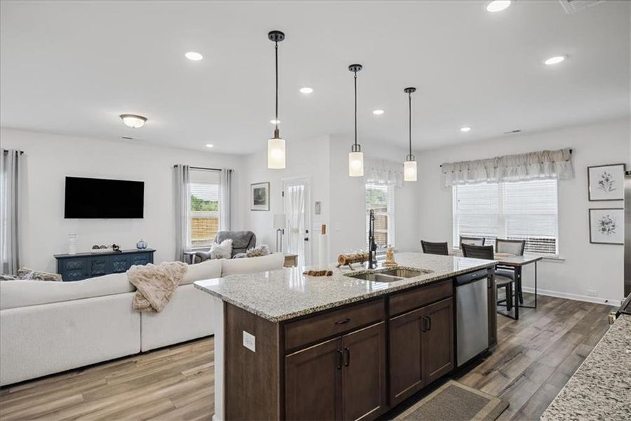 Furnished interior view inside a new home in , Cartersville (Image 13).