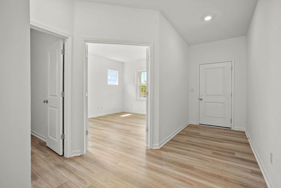 Spacious, unfurnished interior of a new home in Michaux Gardens, Belmont (Image 23). Spacious, unfurnished interior of a new home in Michaux Gardens, Belmont (Image 23).