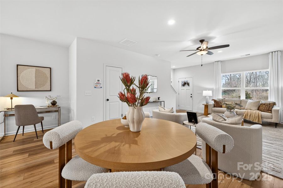 Furnished interior view inside a new home in , Charlotte (Image 19).