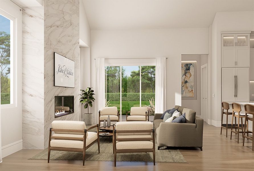 Representative furnished interior of a home built from the Ryder by Landon Homes in Fields - Brookside North, Frisco (Image 8). Representative furnished interior of a home built from the Ryder by Landon Homes in Fields - Brookside North, Frisco (Image 8).