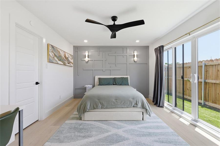 Furnished interior view inside a new home in , Dallas (Image 10).