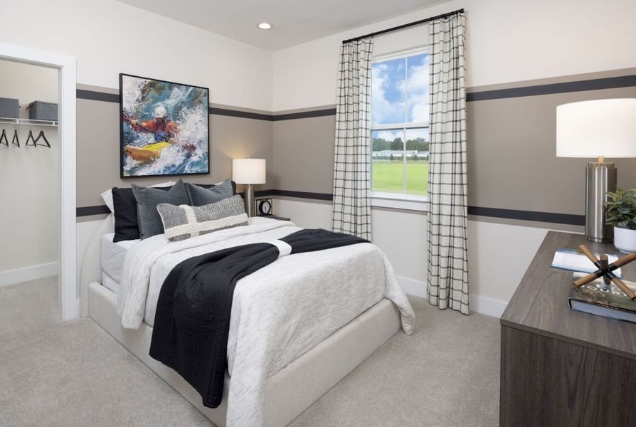 Representative furnished interior of a home built from the Allegheny by Mattamy Homes in Fox Field Farms, Broadway (Image 30).