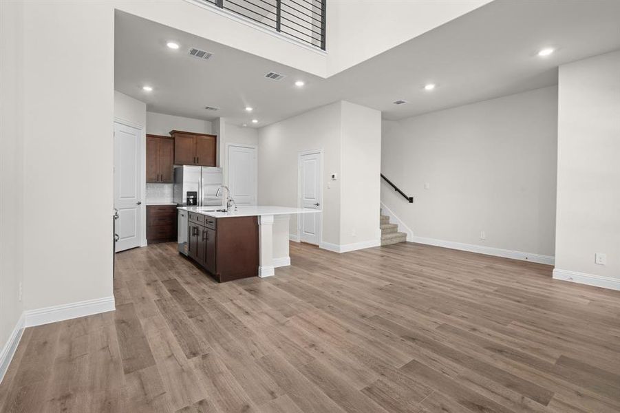 Furnished interior view inside a new home in Mustang Square, Plano (Image 3).