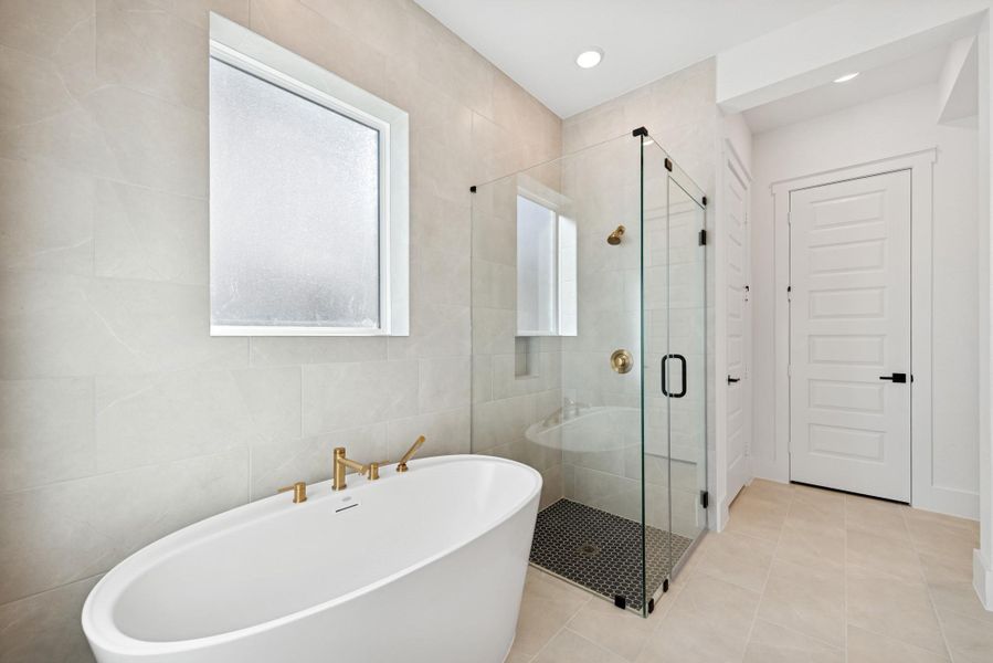 Furnished interior view inside a new home in Easthaven at Bridgeland Central - Horizon Collection, Cypress (Image 12).