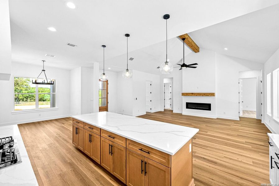 Furnished interior view inside a new home in , Spring Branch (Image 16).