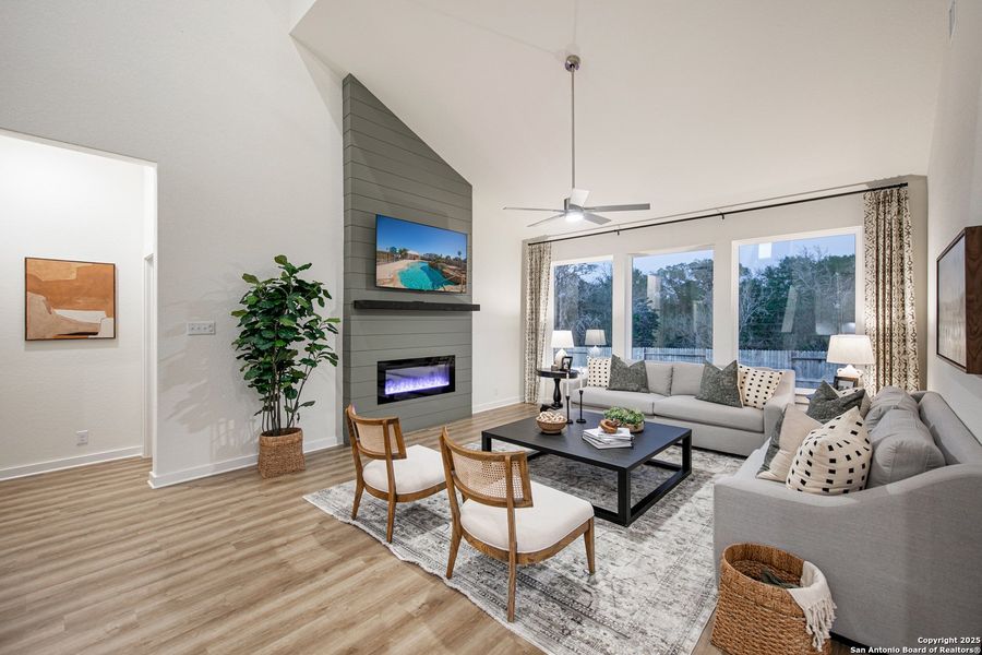 Furnished interior view inside a new home in Buffalo Crossing, Cibolo (Image 6).