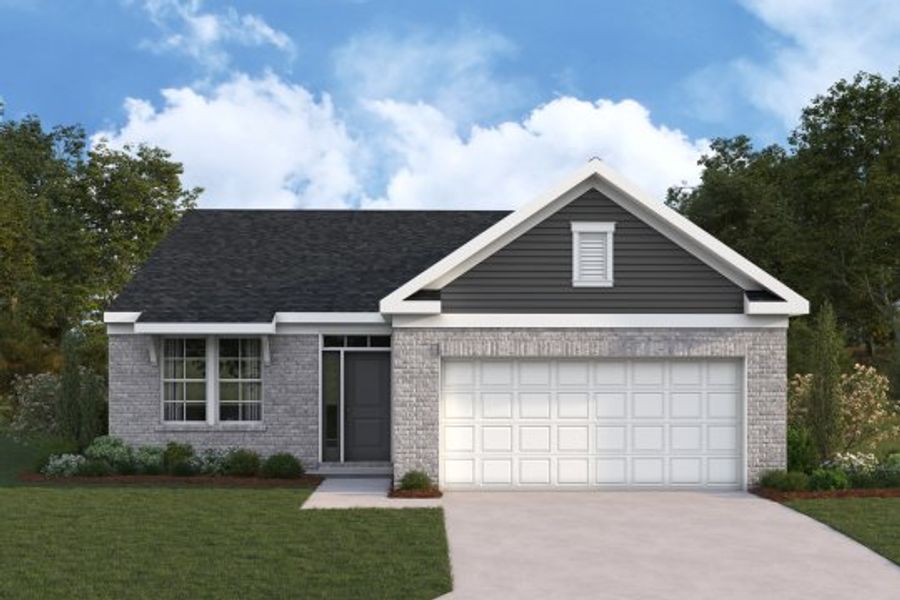 Representative exterior photo of a completed home built from the Edenton by Fischer Homes in Easton Park, Dallas, GA (Image 9).