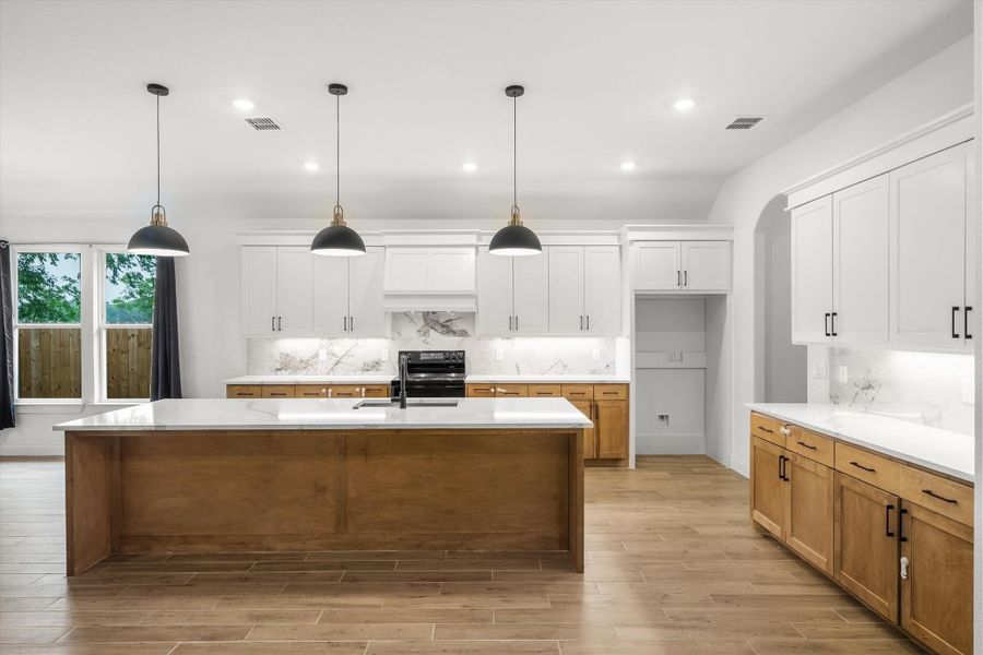 Furnished interior view inside a new home in , Canton (Image 6).