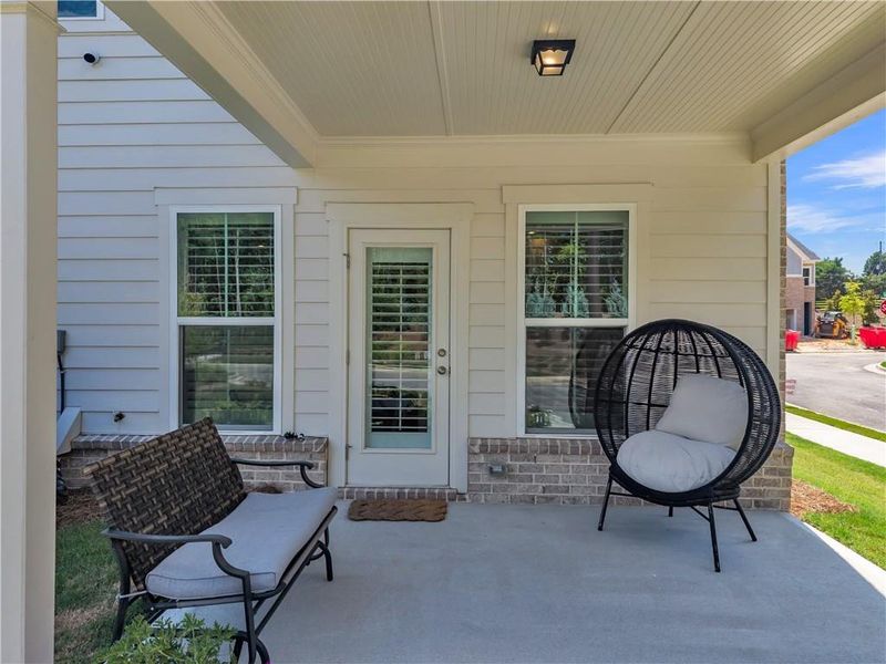 Exterior details and patio area of a home in , Powder Springs (Image 4). Exterior details and patio area of a home in , Powder Springs (Image 4).