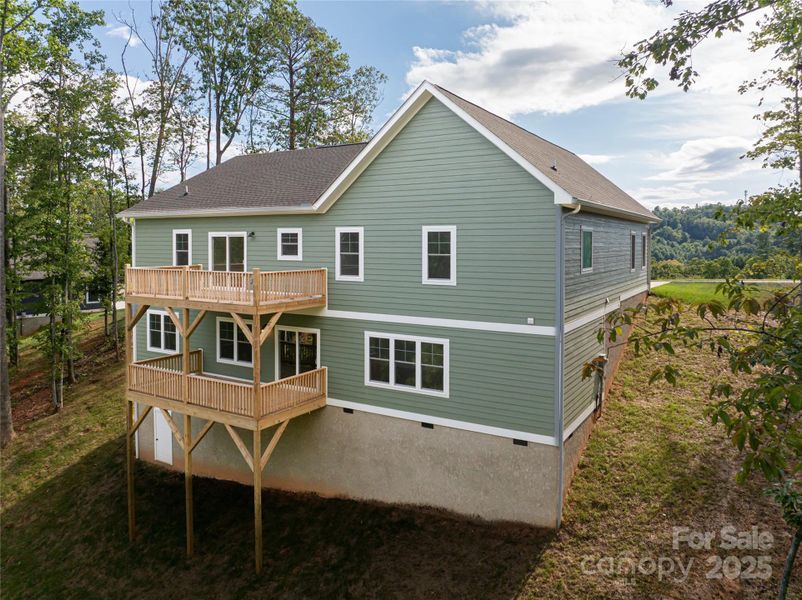 Exterior details and patio area of a home in , Mars Hill (Image 2).