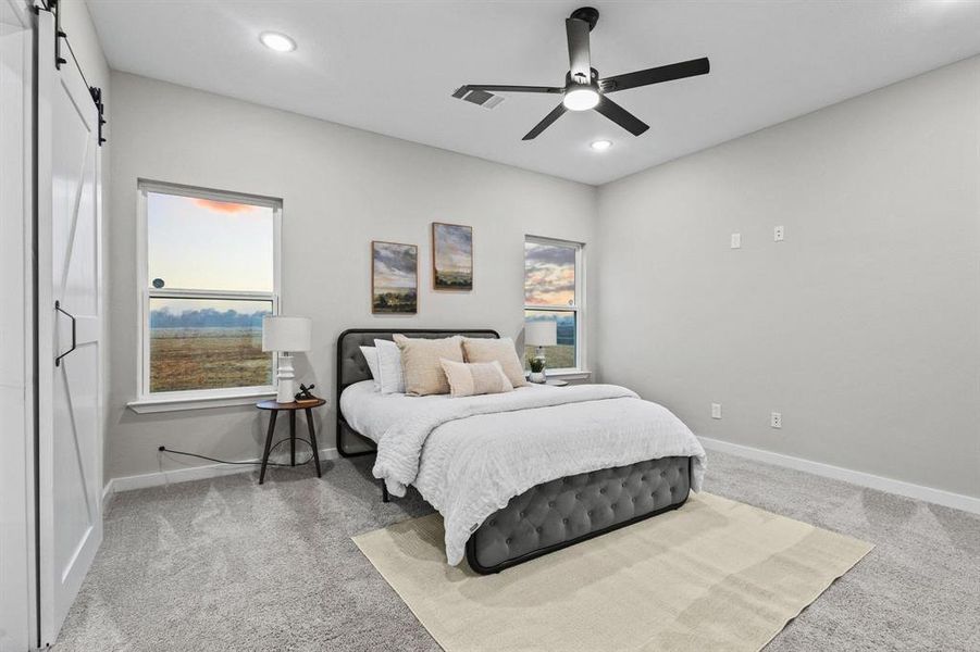 Furnished interior view inside a new home in , Blossom (Image 25).