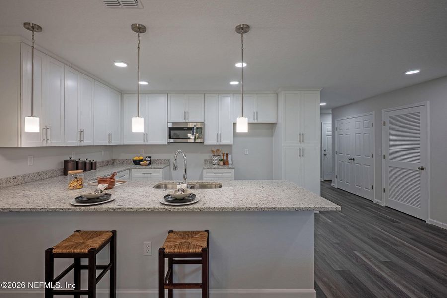 Furnished interior view inside a new home in , Jacksonville (Image 35).