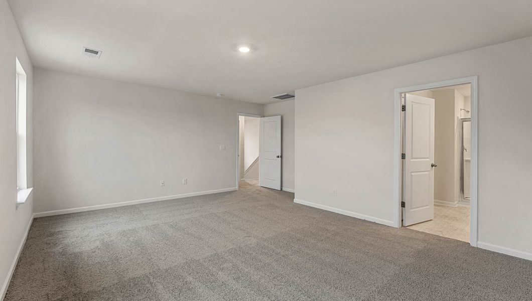 Representative unfurnished interior of a home built from the Belhaven by D.R. Horton in Lakestone, Woodruff (Image 22).