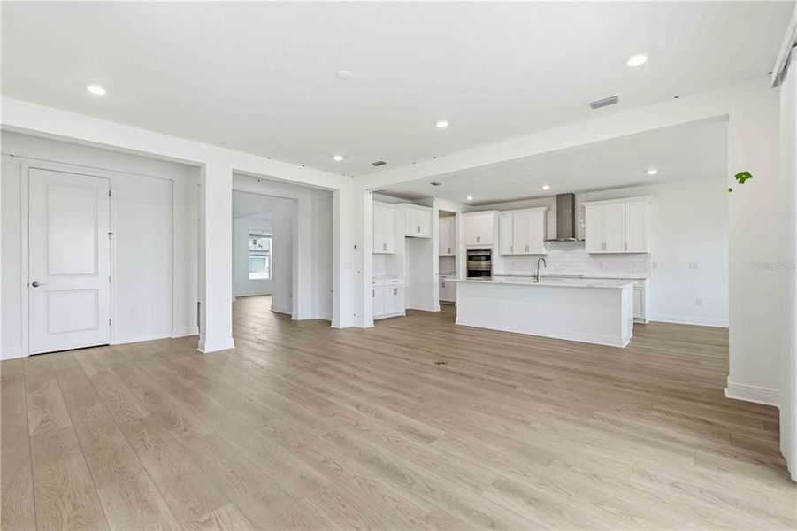 Spacious, unfurnished interior of a new home in Creeks Edge at Twin Rivers, Parrish (Image 46).