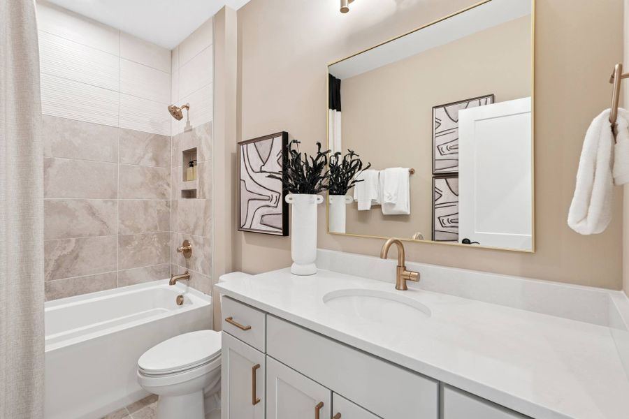 Representative furnished interior of a home built from the Sandy Lane by Tri Pointe Homes in Altis At Serenity, Fuquay Varina (Image 29).