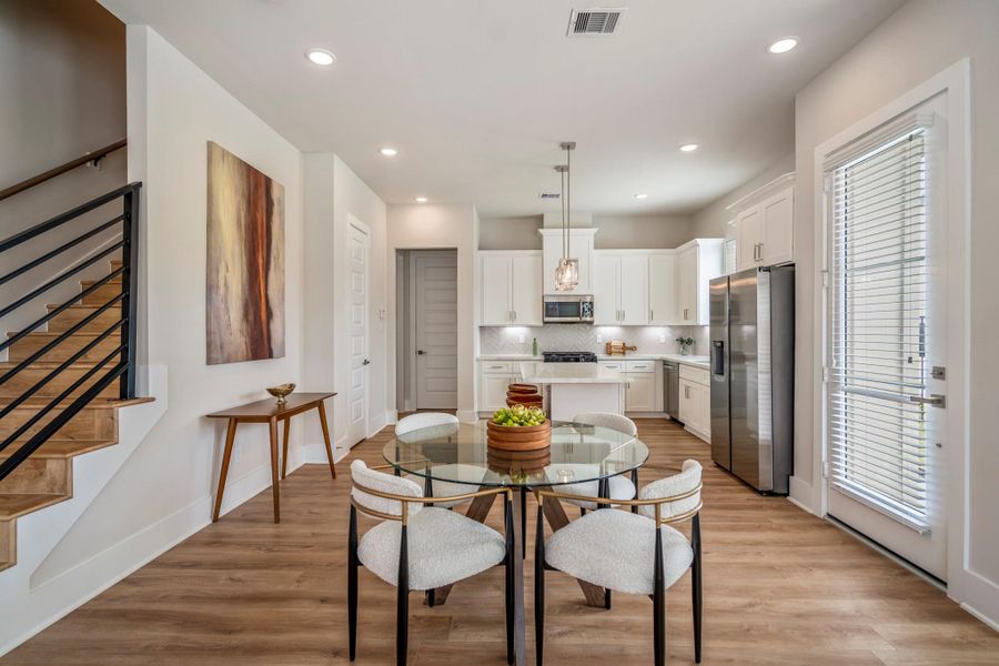 Furnished interior view inside a new home in , Houston (Image 4). Furnished interior view inside a new home in , Houston (Image 4).