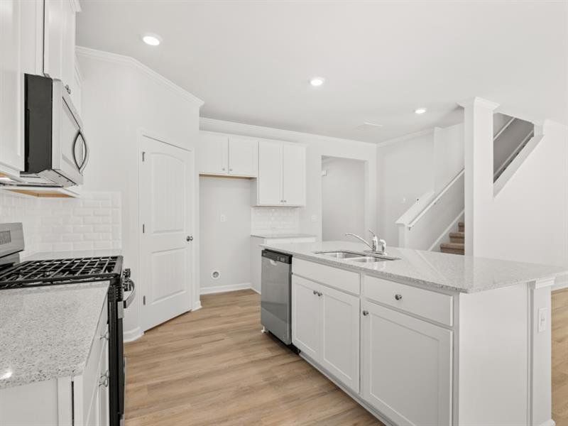 Furnished interior view inside a new home in Hamptons at Riverwood South, Dallas (Image 4).