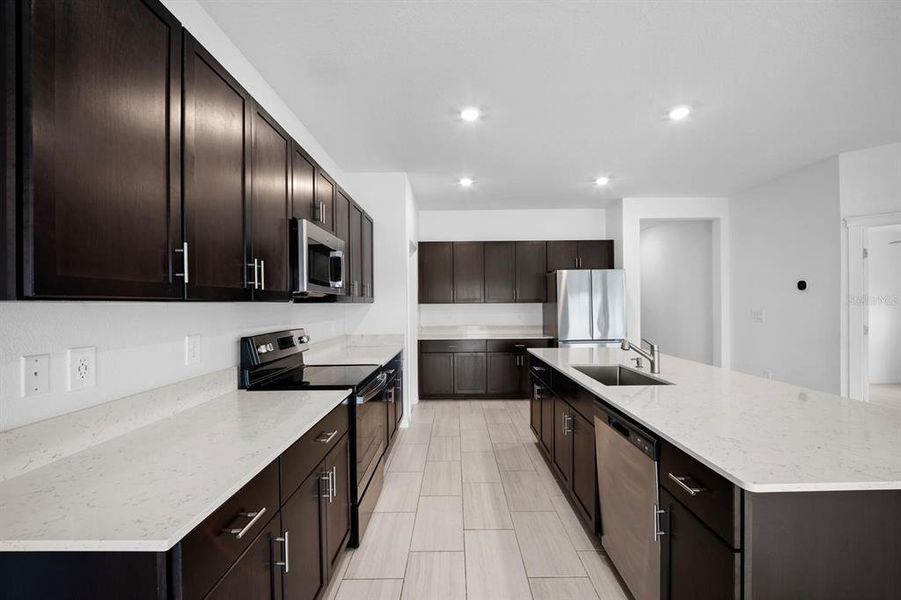Furnished interior view inside a new home in North Park Isle, Plant City (Image 12).